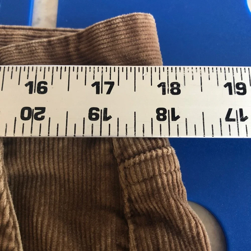 Banana Republic Mens Aiden Corduroy Pants 33 Size‎ 36 x 30 Brown Preppy Comfort